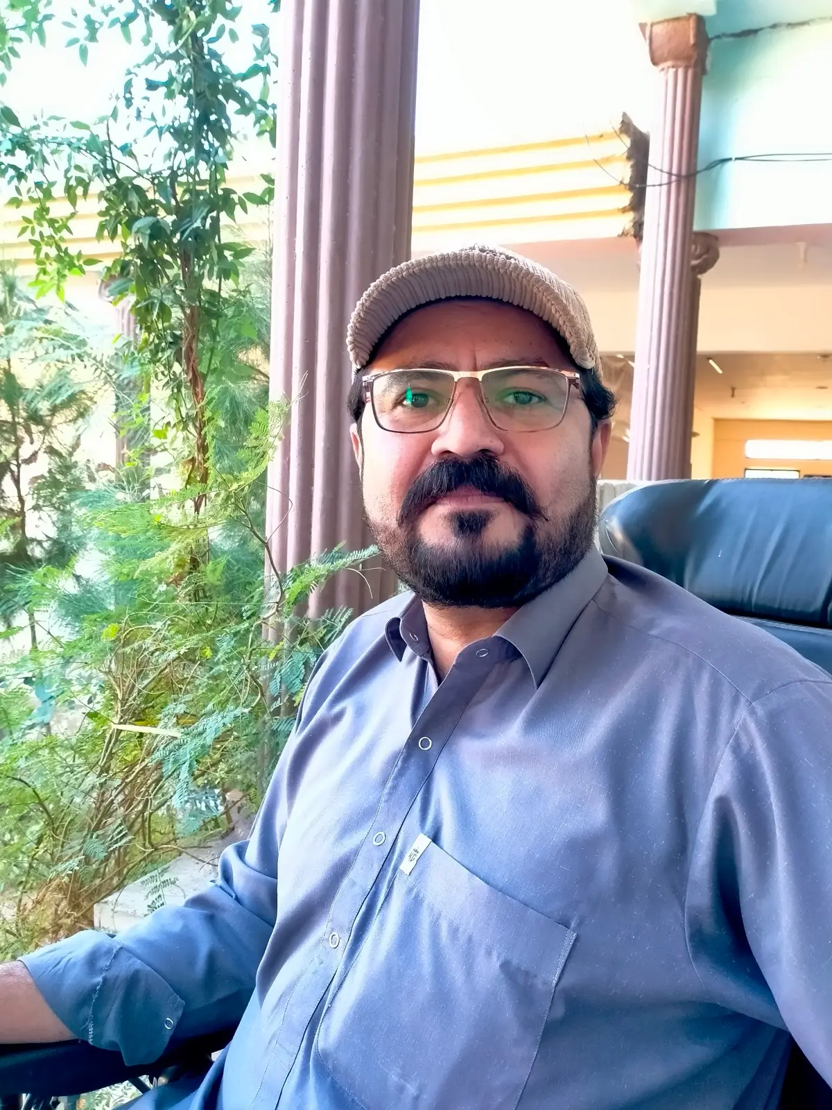 Portrait of Ehsan Rasheed in Turbat.